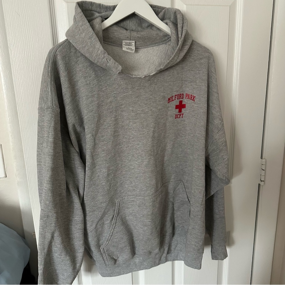Milford Park Beach Gray Lifeguard Sweatshirt